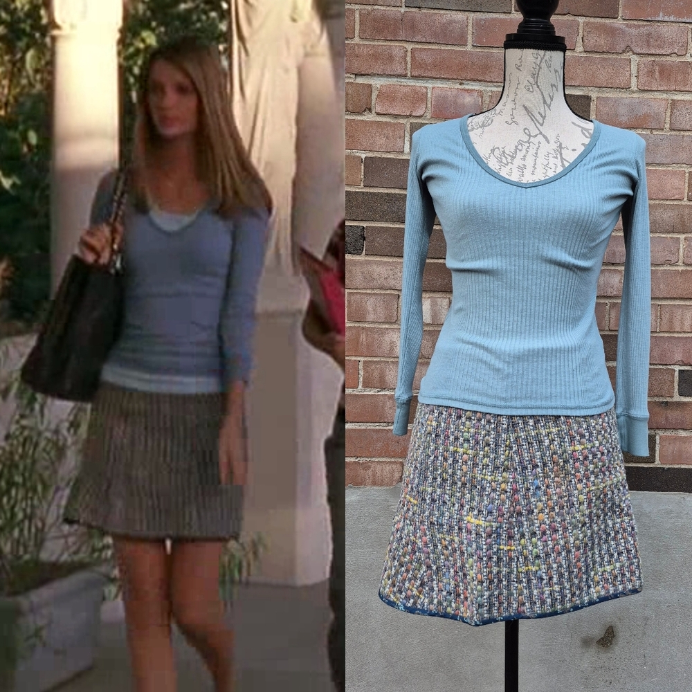 ASO Marissa Cooper Rebecca Taylor Tweed Skirt 2 (Top Sold)